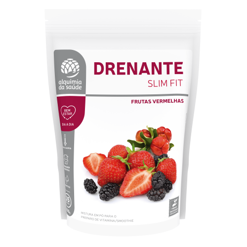 DRENANTE SLIM FIT FRUTAS VERMELHAS 350g ALQUIMIA DA SAÚDE